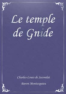 Le temple de Gnide