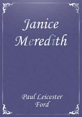 Janice Meredith 표지 이미지