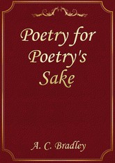 Poetry for Poetry's Sake 표지 이미지