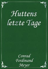 Huttens letzte Tage 표지 이미지
