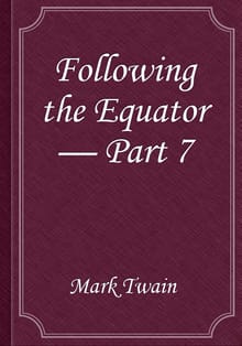 Following the Equator — Part 7