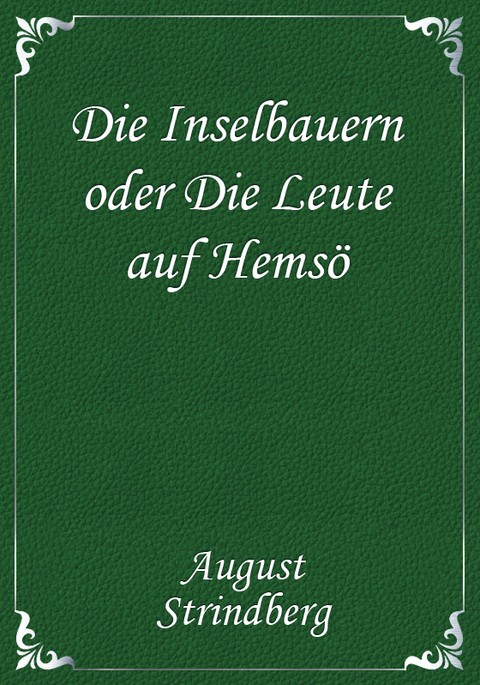 Die Inselbauern oder Die Leute auf Hemsö 표지 이미지