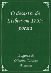 O desastre de Lisboa em 1755: poesia 표지 이미지
