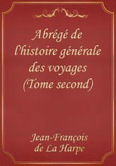 Abrégé de l'histoire générale des voyages (Tome second) 표지 이미지