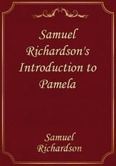 Samuel Richardson's Introduction to Pamela 표지 이미지