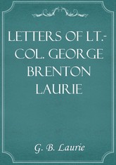 Letters of Lt.-Col. George Brenton Laurie 표지 이미지