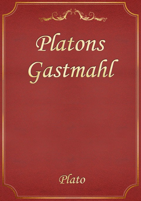 Platons Gastmahl 표지 이미지