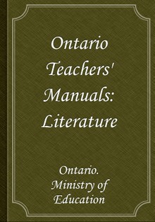 Ontario Teachers' Manuals: Literature