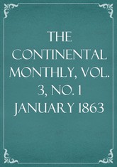 The Continental Monthly, Vol. 3, No. 1 January 1863 표지 이미지