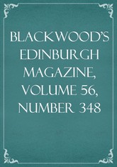 Blackwood's Edinburgh Magazine, Volume 56, Number 348 표지 이미지