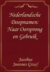 Nederlandsche Doopnamen: Naar Oorsprong en Gebruik 표지 이미지