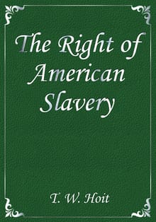The Right of American Slavery