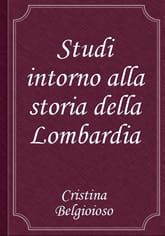 Studi intorno alla storia della Lombardia 표지 이미지