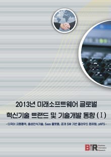 2013년 미래소프트웨어 글로벌 혁신기술 트랜드 및 기술개발 동향 1