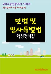 2013 공인중개사 민법 및 민사특별법 핵심정리 표지 이미지