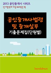 2013 공인중개사 공인중개사법령 및 중개실무 기출문제 단원별 표지 이미지