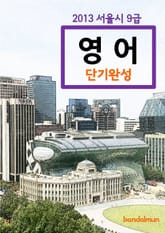 2013 서울시 9급 영어 단기완성 표지 이미지