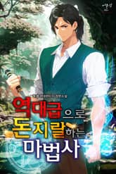 역대급으로 돈지랄하는 마법사 표지 이미지