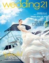 월간 웨딩21 wedding21 2014년 7월호 표지 이미지
