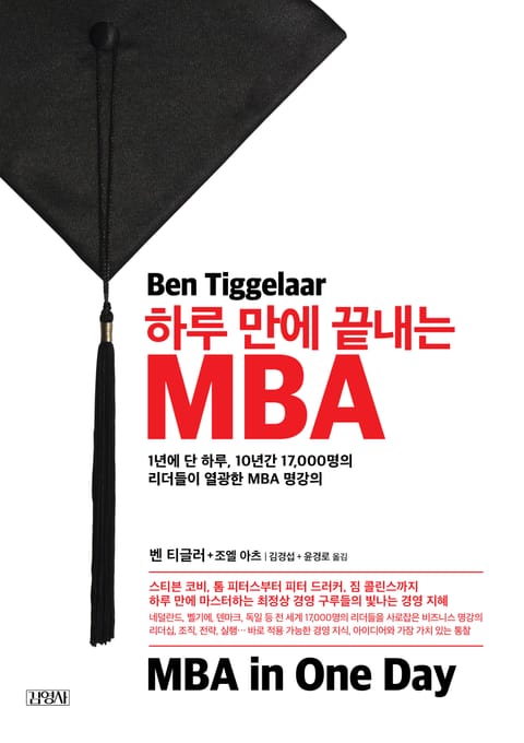 하루 만에 끝내는 MBA 표지 이미지