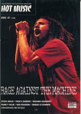 핫뮤직(HOT MUSIC) 2000년7월호 표지 이미지