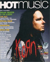핫뮤직(HOT MUSIC) 2003년12월호 표지 이미지