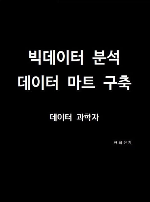 빅데이터 분석 데이터 마트 구축 표지 이미지