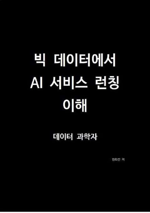 빅 데이터에서 AI 서비스 런칭의 이해 표지 이미지