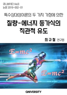 특수상대성이론의 두 가지 가정에 의한 질량-에너지 등가식의 직관적 유도