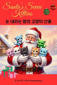 눈 내리는 밤의 고양이 선물