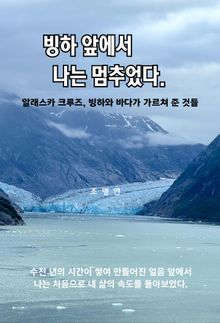 빙하 앞에서 나는 멈추었다.