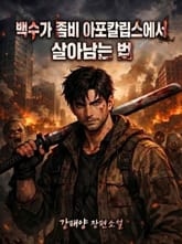 백수가 좀비 아포칼립스에서 살아남는 법 표지 이미지