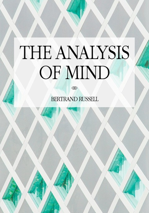 마음분석(The Analysis of Mind) 표지 이미지