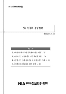 [IT&Future Strategy 2019-3] 5G 이슈와 성공전략