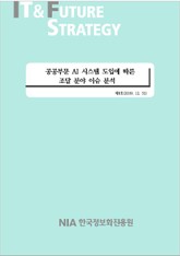 [IT & Future Strategy 2019-8] 공공부문 AI 시스템 도입에 따른 조달 분야 이슈 분석 표지 이미지