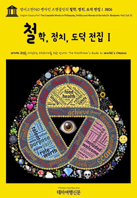 영어고전940 벤자민 프랭클린의 철학, 정치, 도덕 전집Ⅰ 1806(English Classics940 The Complete Works in Philosophy, Politics and Morals of the late Dr.  표지 이미지