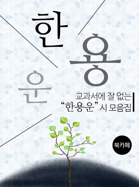 [체험판] 교과서에 잘 없는 한용운 시 모음집 표지 이미지