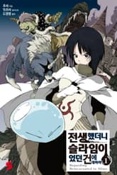 전생했더니 슬라임이었던 건에 대하여 표지 이미지