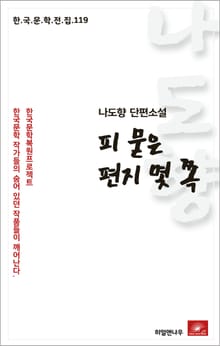 나도향 단편소설 피 묻은 편지 몇 쪽