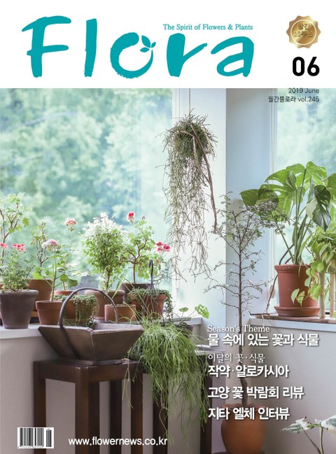 월간 FLORA 2019년 6월호 표지 이미지