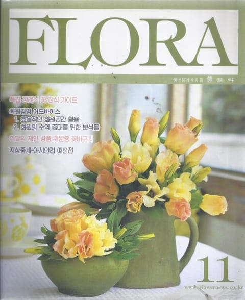 월간 FLORA 2000년 11월호 표지 이미지