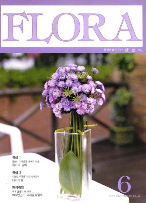 월간 FLORA 2002년 06월호 표지 이미지