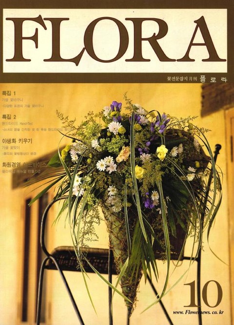 월간 FLORA 2002년 10월호 표지 이미지