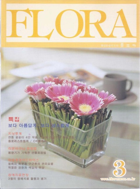 월간 FLORA 2001년 03월호 표지 이미지