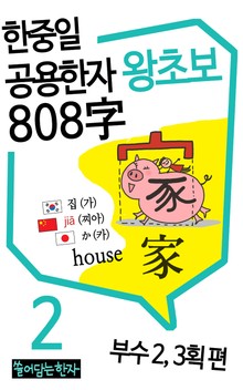 왕초보 한중일공용한자 808자 2권