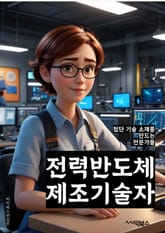 전력반도체제조기술자 - 반도체 제조 공정, 전력 반도체 소자, 고성능 반도체 재료, 반도체 공정 기술, 전력 반도체 소자 설계, 반도체 소자 특성 분석, 반도체 소자 시뮬레이션, 반도체 소자 테스트, 반도체 소자 신뢰성 평가, 반 표지 이미지