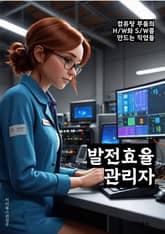 발전효율관리자 - 에너지 효율성, 발전소 운영 최적화, 전력 소비 감소, 스마트 그리드 기술, 재생 에너지 통합 관리, 에너지 절약 방안, 발전 설비 유지보수, 에너지 효율성 평가, 에너지 소비 모니터링, 환경 친화적 발전 방안 표지 이미지