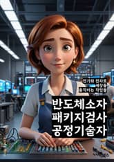 반도체소자패키지검사공정기술자 - 반도체, 소자, 패키지, 검사, 공정, 기술자, 키워드, 품질, 자동화, 불량률 표지 이미지