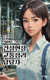 건설현장교통정리 담당자 - 건설현장, 교통정리, 안전, 교통통제, 교통사고 예방, 도로통행, 교통흐름, 교통규제, 교통안전, 교통통제장비 표지 이미지