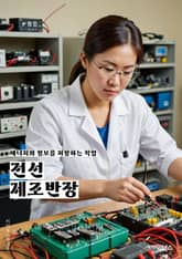 전선제조반장 - 전선, 제조, 반장, 생산, 공정, 품질, 안전, 관리, 팀원, 생산성 표지 이미지